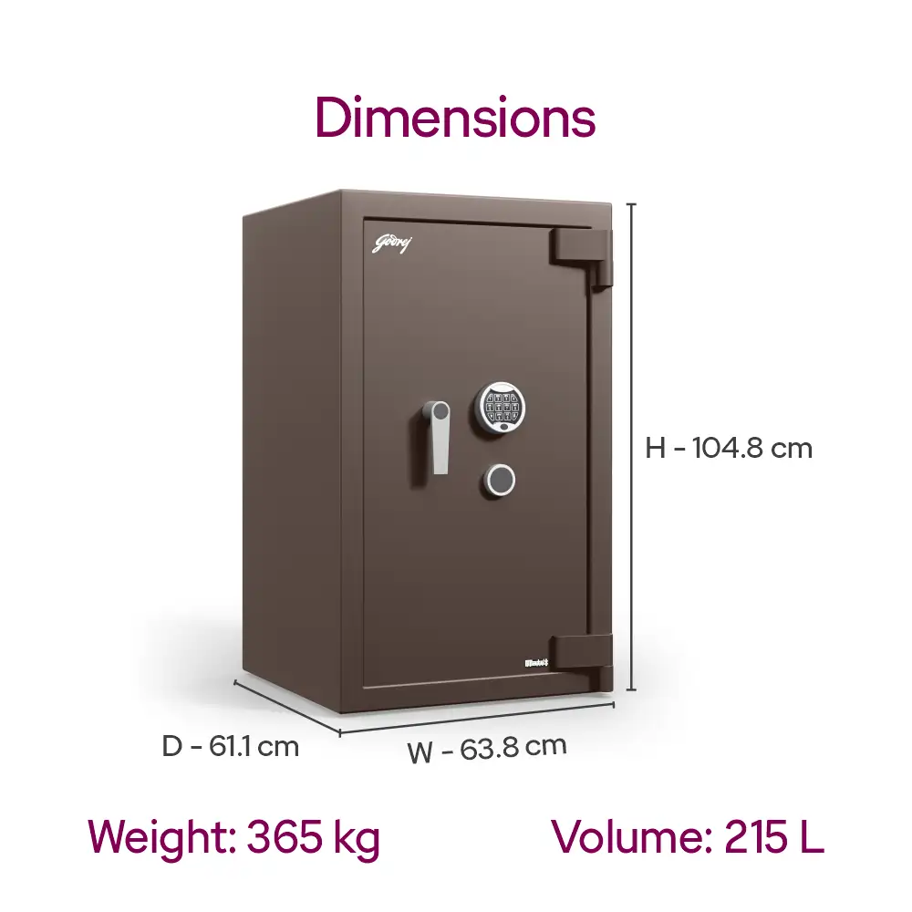Godrej Matrix 3620 V7 (215L) EL+KL Coffee Home Locker 